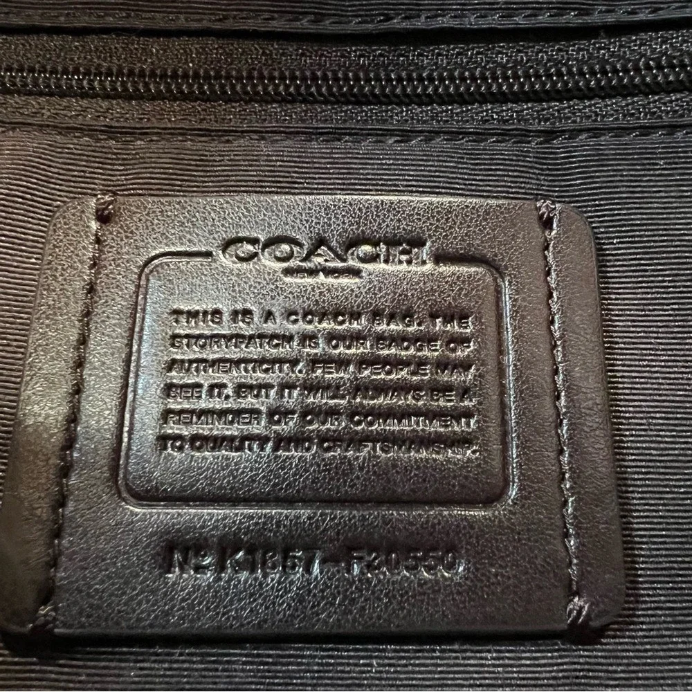 Coach‎ White Pebble Leather Mini Charlie Backpack F30550 Small Bag Mini
